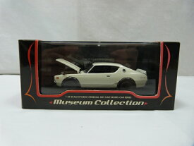 【中古】【ミニカー】1/43 NISSAN スカイライン 2000GT-R ワイドホイール ホワイト＜コレクターズアイテム＞（代引き不可）6600