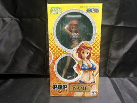 【中古】【開封品】ワンピース　エクセレントモデルLIMITED Portrait.Of.Pirates Sailing Again ONE PIECE P.O.P公式ガイドブックPOPs!フィギュア付き限定版同梱品　ナミ Crimin Ver. 単体＜フィギュア＞（代引き不可）6546