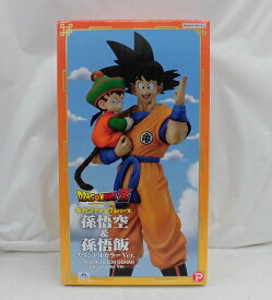 【中古】孫悟空＆孫悟飯 スペシャルカラーVer. 「ドラゴンボールZ」 ギガンティックシリーズ 少年リック＆プレミアムバンダイ限定＜フィギュア＞（代引き不可）6355