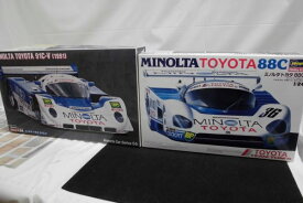 【中古】ハセガワ　プラモデル　 1/24 ミノルタ トヨタ 88C　ハセガワ 1/24 ミノルタ トヨタ 91C-V　セット＜プラモデル＞（代引き不可）6597