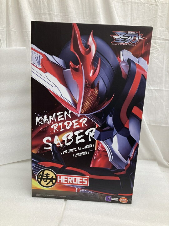 楽天市場】【中古】【未開封】仮面ライダーセイバー 特大HEROES 仮面