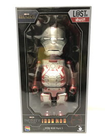 【中古】【未開封品】 MARVEL Happyくじ BE@RBRICK ベアブリック 400% ラスト賞 アイアンマン マーク5＜フィギュア＞（代引き不可）6605