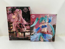 【中古】【未開封品】【セット】「キャラクター・ボーカル・シリーズ01 初音ミク」 AMP+ フィギュア～桜提灯ver.～＆～アラビアンver.～＜フィギュア＞（代引き不可）6584