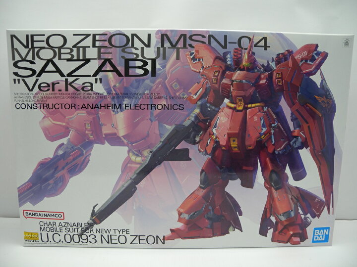 楽天市場】【中古】【未組立】1/100 MG MSN-04 サザビー Ver.Ka 「機動 