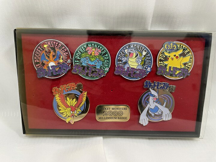 楽天市場】【中古】【美品】ポケモン ミレニアムバッジ 2000(7種セット 