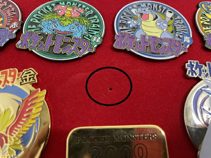楽天市場】【中古】【美品】ポケモン ミレニアムバッジ 2000(7種セット  
