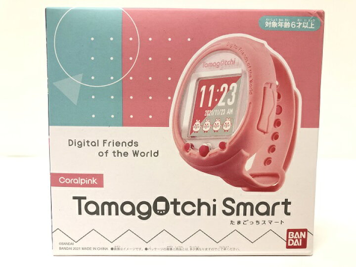 楽天市場】【中古】【未開封品】Tamagotchi Smart Coralpink 