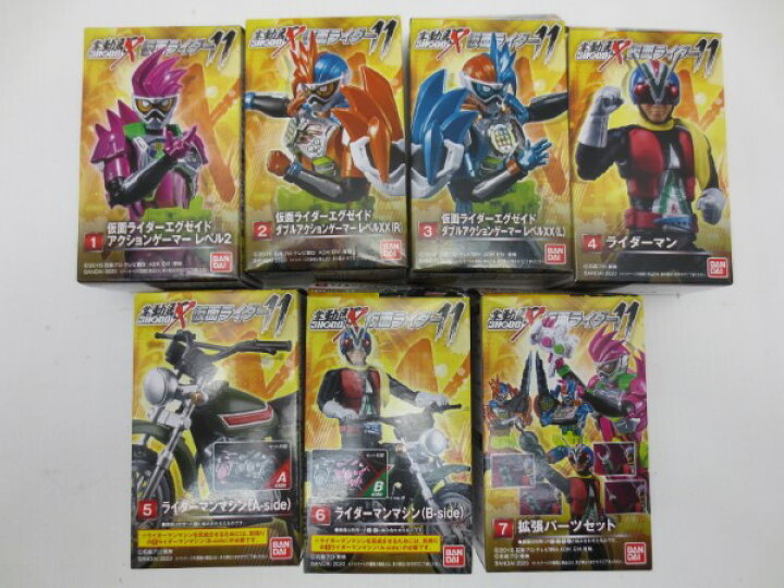楽天市場】【中古】【内袋未開封】SHODO-X 仮面ライダー11 全7種セット 