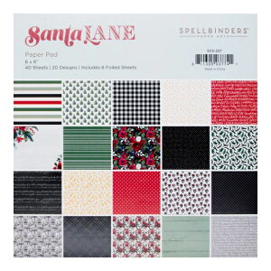 ySCS-227z/XyoC_[Y/p^[y[p[/SANTA LANE PAPER PADy[p[Zbg@40@6×6C`(15Z`)