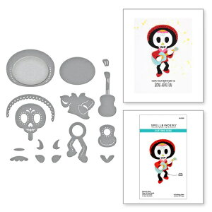 yS4-1308z/XyoC_[Y/_Ci^j/DANCIN' DAY OF THE DEAD BOY ETCHED DIES FROM THE DANCIN' HALLOWEEN COLLECTION KCRc@M^[@Xq@LVR@nEB