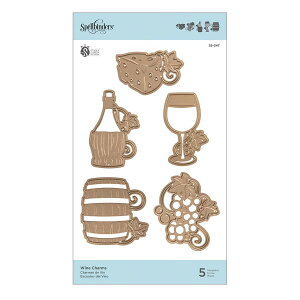 S5-347/XyoC_[Y/_Ci^j/Shapeabilities Wine Charms Etched Dies Wine Country by Stacey Caron C Jg[