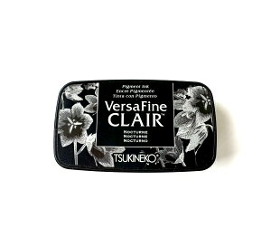 インクパッド/ VF-CLA-351 /バーサファインクレア ノクターン 黒色 油性顔料系インクパッド / ツキネコ(こどものかお)