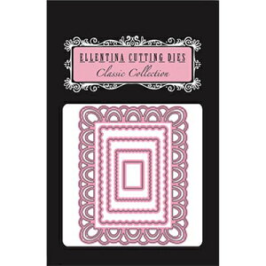 TSD008/GeB[i/_Ci^j/SCALLOP RECTANGLE FRAME XJbv N^O t[