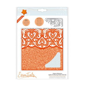 1516E /gjbNEX^WI/_Ci^j/Filigree Affections Idyllics Die  Embossing Folder Set n[g [t ͗l G{XtH_[Zbg