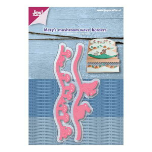6002-1164/�W���C�E�N���t�c/�_�C�i���^�j/Mery's mushrooms wave borders �}�b�V�����[�� �E�F�C�u�@�{�[�_�[ ���̂� �m�[�G���h�{�[�_�[
