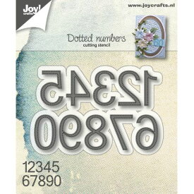 6002-1173/ジョイ・クラフツ/ダイ（抜型）/Dotted numbers ドットナンバー数字