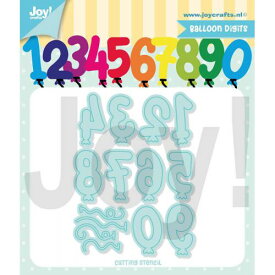 【6002-1396】/ジョイ・クラフツ/ダイ（抜型）/Balloon digits　バルーンの数字