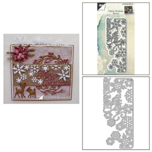 6002-0683/WCENtc/_Ci^j/Text M.Christmas with snowflakes [ NX}X ̌ Xm[t[N eLXg {[_[