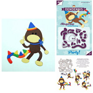 6002-3116/WCENtc/_Ci^j/Dendennis Party Garland Monkey fjX p[eB T 