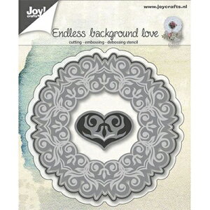 6002-0644/�W���C�E�N���t�c/�_�C�i���^�j/Endless background with heart �T�[�N�� �n�[�g