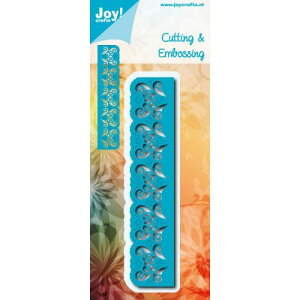 6002-0698/�W���C�E�N���t�c/�_�C�i���^�j/Border with carving �� flowers �� �J�[�r���O �{�[�_�[