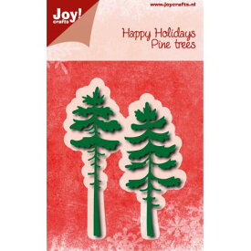 6002-0777/ジョイ・クラフツ/ダイ（抜型）/Pine trees クリスマス ツリー もみの木 モミの木 樅の木