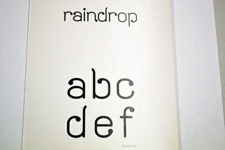楽天市場】Q9025/クイックカッツ/ダイ（抜型）/Raindrop Mini Alphabet 