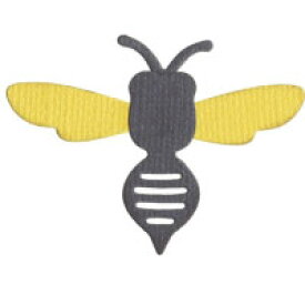 Q2071-KS1009/クイックカッツ/ダイ（抜型）/2×2 Double Die/bee ハチ はち 蜂（注意：白いスポンジ部分は剥がさずご使用下さい）