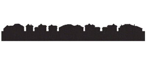 Q6014-CCBDR038/�N�C�b�N�J�b�c/�_�C�i���^�j/12inch Cookie Cutter/Border Die/suburban skyline ��i �{�[�_�[ �y���[���֕s�z���i���ӁF�����X�|���W�����͔����������g�p�������j