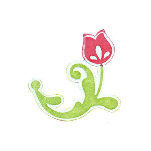 S9001/VWbNX/G{X_C/Embosslits Die/Flower w/Stem by BasicGreyiӁFX|W͔gpj