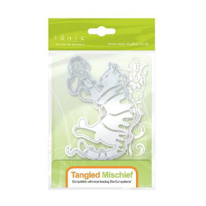 1186E /�g�j�b�N�E�X�^�W�I/�_�C�i���^�j/Rococo Tangled Mischief (Cat With Wool) �L�Ɩю�