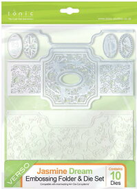 20E /トニック・スタジオ/ダイ（抜型）/Idyllics Embossing Folder Jasmine Dream エンボスフォルダーセット