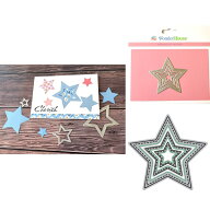 ダイ　/ 500/ 星　ほし　ステッチ　ネスティング　レイヤー　3枚入り　/ ワンダーハウス