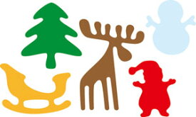 N42-080/ワンダーハウス/ダイ（抜型）/christmas set クリスマス セット