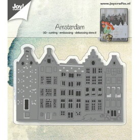 6002-0915/ジョイ・クラフツ/ダイ（抜型）/Dutch Canalhouses カナルハウス オランダ アムステルダム 建物 家 3D