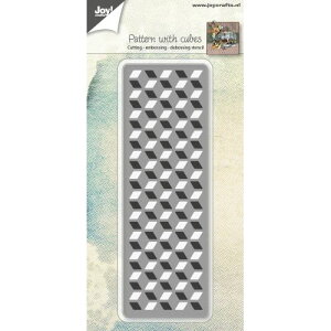 6002-0963/�W���C�E�N���t�c/�_�C�i���^�j/Pattern with cubes Embossing and Debossing �L���[�u �͗l �p�^�[��