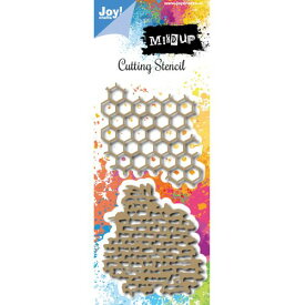 6002-0979/ジョイ・クラフツ/ダイ（抜型）/Mixed Up Honeycomb Wall ハチの巣 編み目