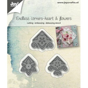6002-1091/�W���C�E�N���t�c/�_�C�i���^�j/Endless corner Heart and flowers �n�[�g �� �t�����[ �R�[�i�[