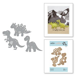 S3-317/XyoC_[Y/_Ci^j/Die D-Lites Dinosaurs Etched Dies _Ci\[  Zbg