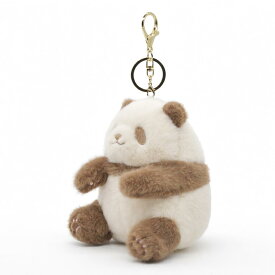 【ギフト対応無料】パンダ キーホルダー ぬいぐるみ 推し活 ふわふわ かわいい 赤ちゃん panda どうぶつ ストライプ 小さい 動物 アニマル プレゼント 誕生日 ギフト キーリング バッグチャーム バッグアクセサリー 人気 お揃い ブラック ブラウン