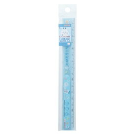 ちいかわ　17cm定規　ブルー：検定柄