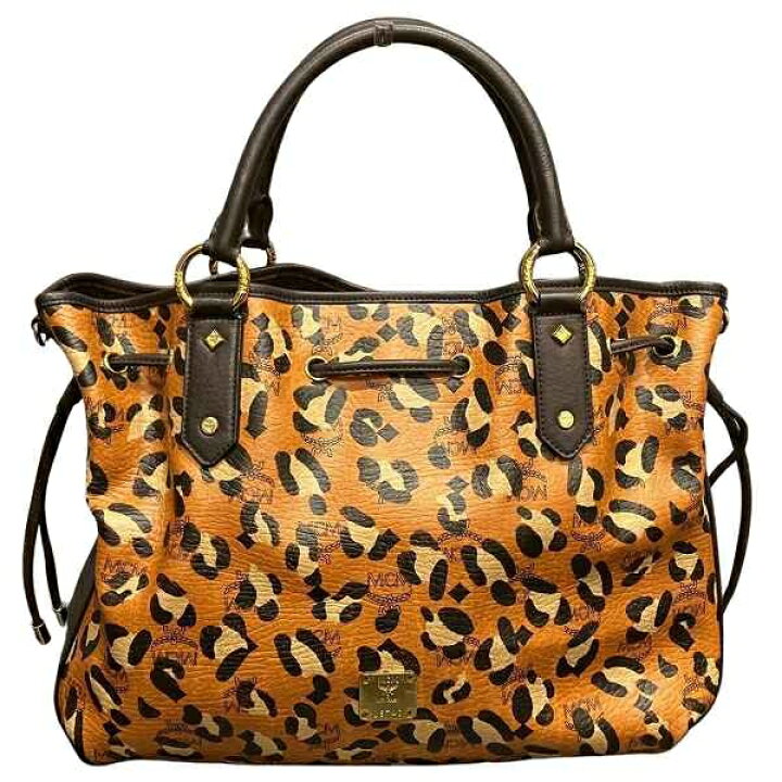 楽天市場】エムシーエム MCM レオパード ヒョウ柄 バッグ トートバッグ 