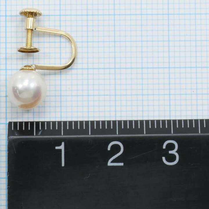 楽天市場】K18 18金 YG イエローゴールド イヤリング パール 総重量約  