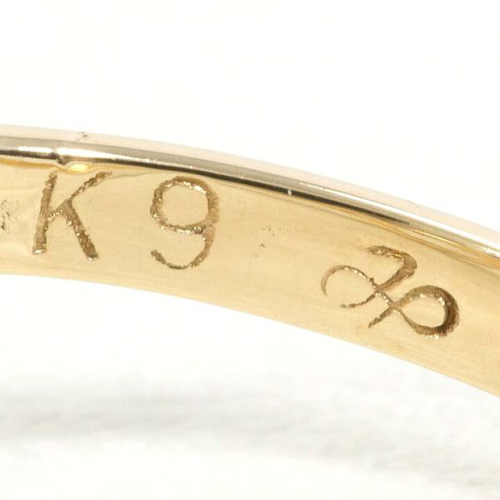 楽天市場】K9YG リング 指輪 9号 ダイヤ 総重量約1.1g ジュエリー 中古  