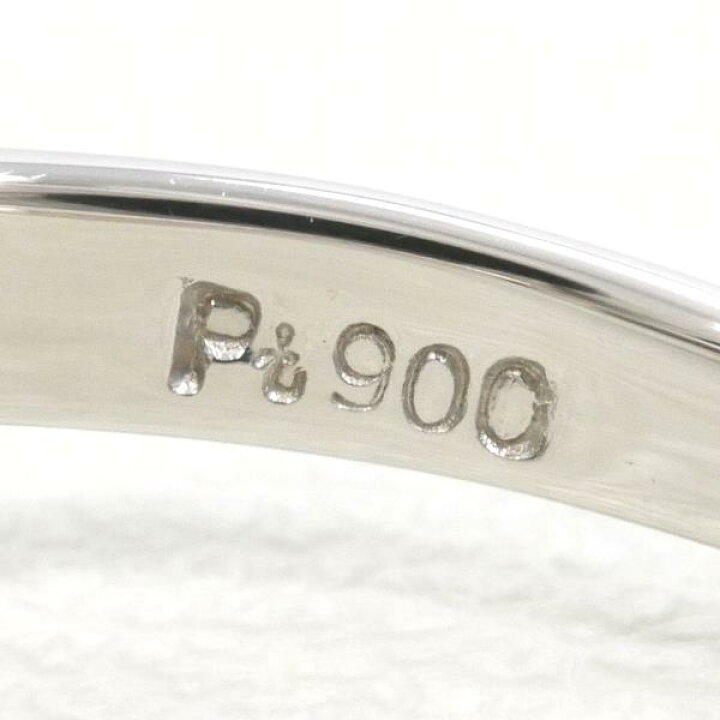 楽天市場】PT900 プラチナ リング 指輪 10号 パール 約8mm ダイヤ 総  