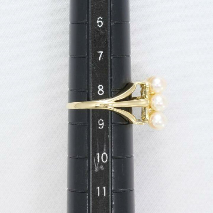 楽天市場】K18 18金 YG イエローゴールド リング 指輪 8.5号 パール 約  