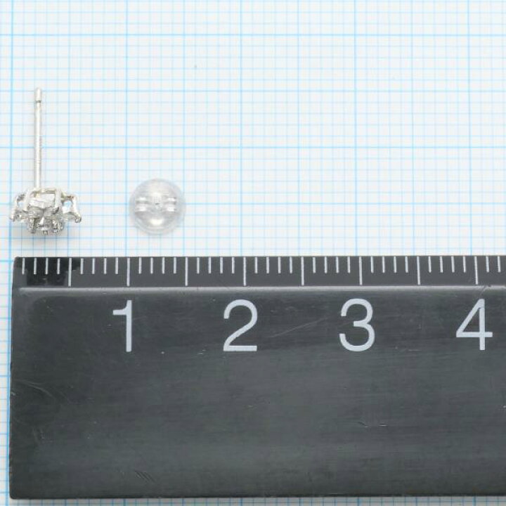 楽天市場】K18 18金 WG ホワイトゴールド ピアス ダイヤ 0.15 ×2 総  