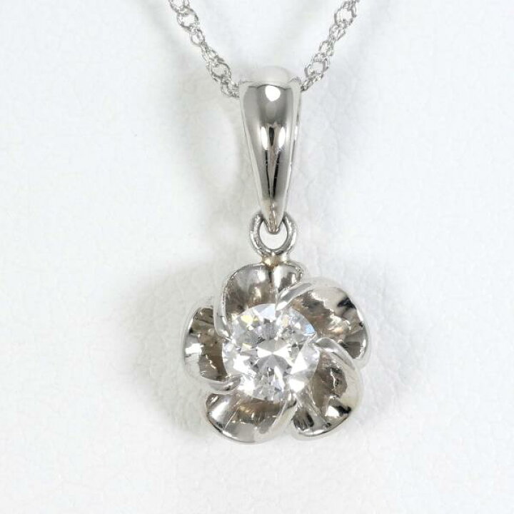 楽天市場】PT850 プラチナ ネックレス ダイヤ 約0.13ct 総重量約2.2g 