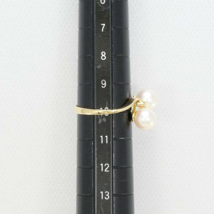 楽天市場】K18 18金 YG イエローゴールド リング 指輪 10号 パール 約  