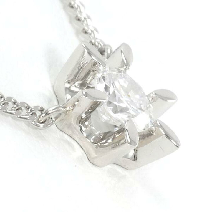 楽天市場】PT900 プラチナ PT850 ネックレス ダイヤ 約0.46ct 鑑定書  